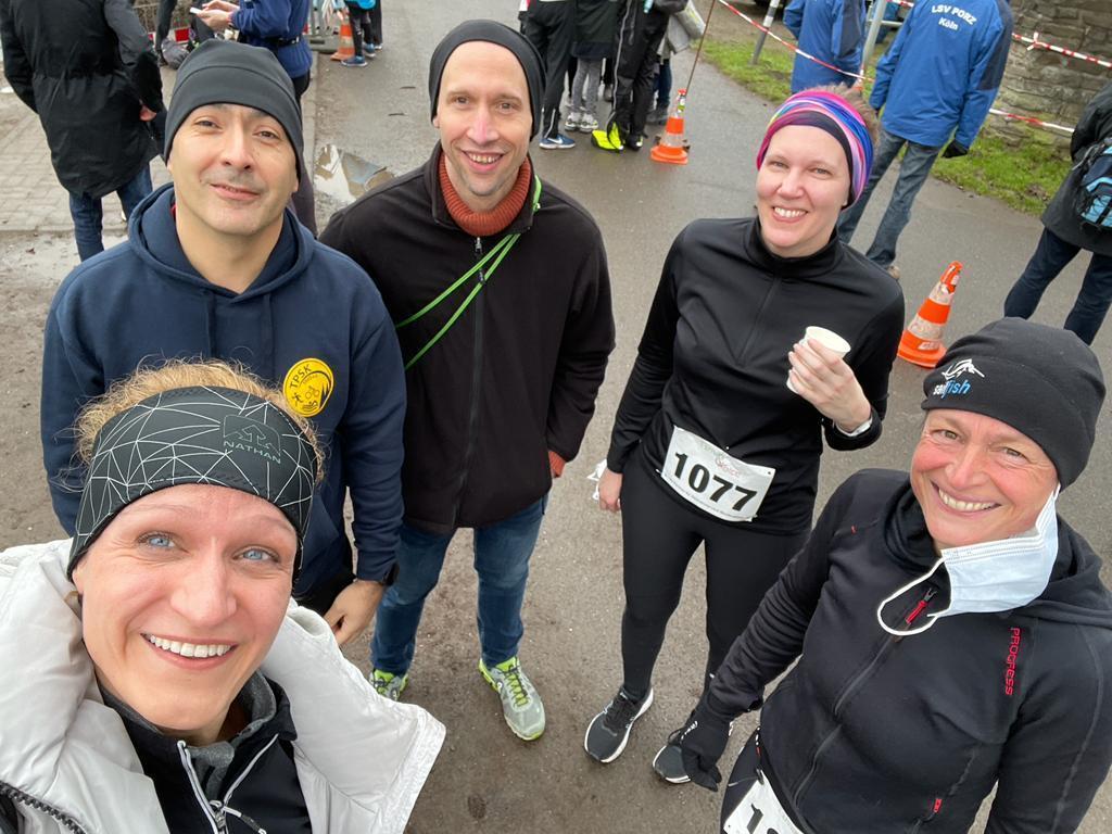 TPSKler in Porz TPSK beim Winterlauf 2022 in Porz