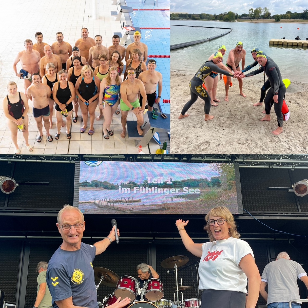 Collage aus Fotos der Events am Fühli sowie im Lentpark plus Präentation der Aktion und des Films beim Jubiläumsfest 100 Jahre TPSK am 30. August