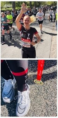 Ina beim HASPA Halbmarathon 2026 Ina beim HASPA Halbmarathon 2026