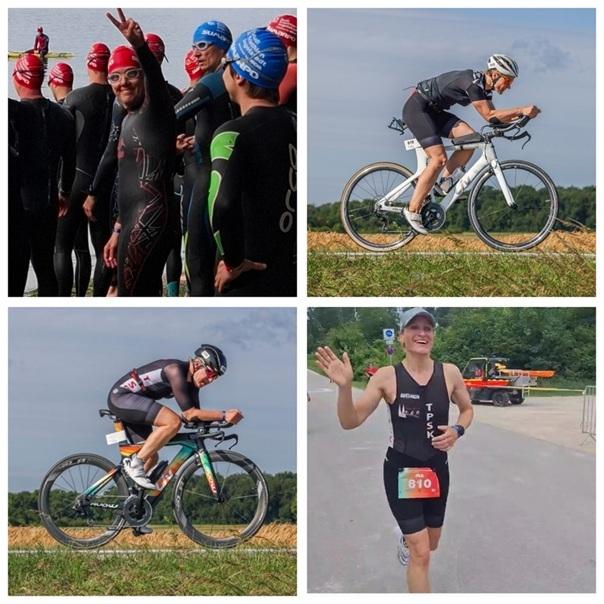 Beim Audi-Triathlon in Ingolstadt 2026 starteten die TPSK-Triathleten Ina und Katerina